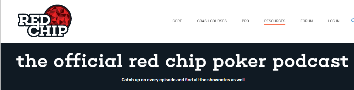 Red Chip Poker Podcast